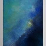 Shadow Casting, Aqua Blue, I by Christopher Fox