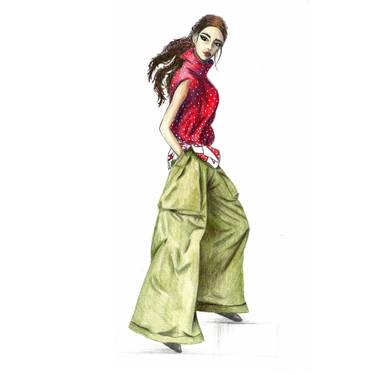 Print of Illustration Fashion Drawings by Tamila Svirska