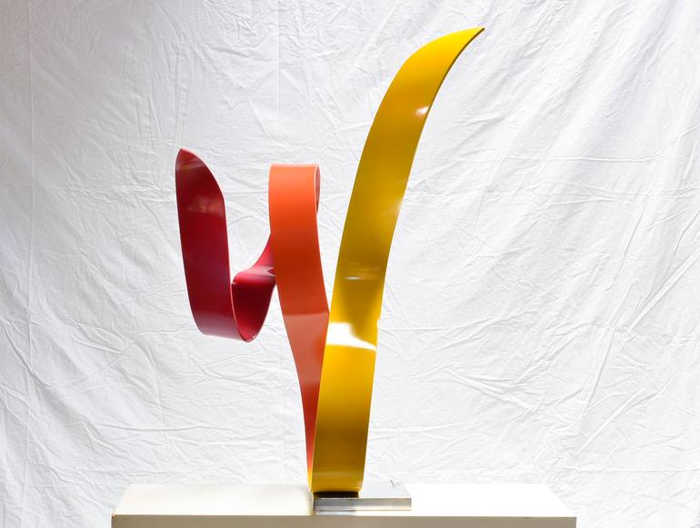 Original Abstract Expressionism Abstract Sculpture by Jose Ignacio Alvarado