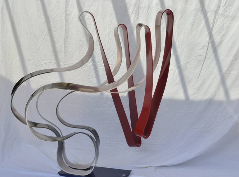 Original Abstract Expressionism Abstract Sculpture by Jose Ignacio Alvarado