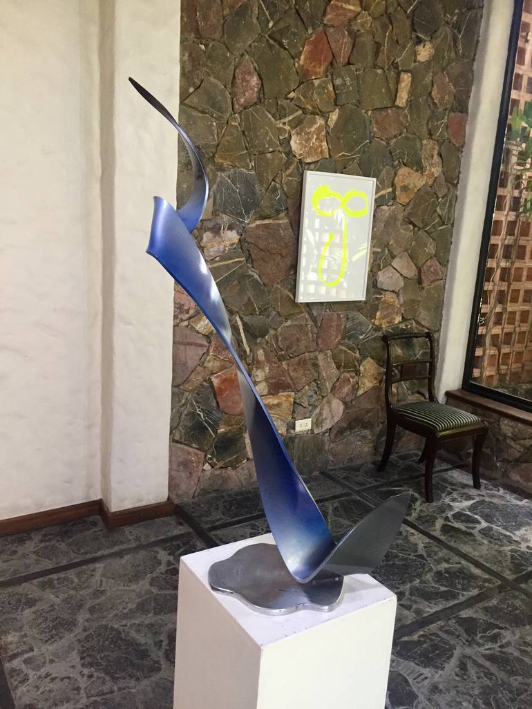 Original Abstract Expressionism Beach Sculpture by Jose Ignacio Alvarado