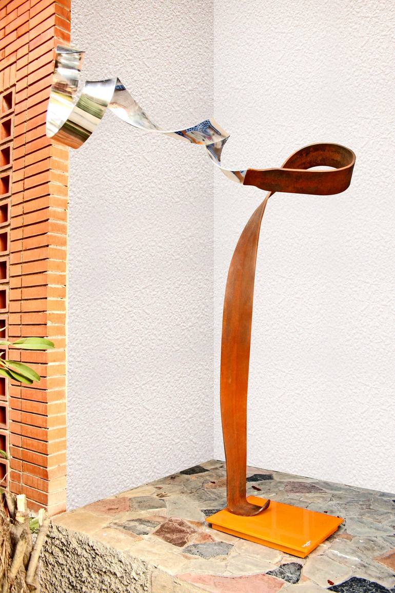 Original Abstract Expressionism Abstract Sculpture by Jose Ignacio Alvarado