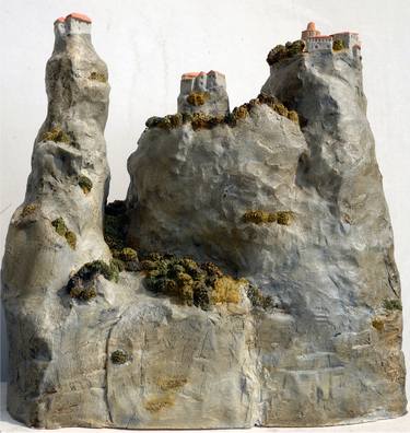 Original Figurative Landscape Sculpture by Nicolas Moussette
