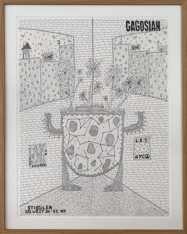 Original Abstract Expressionism Abstract Drawings by Michael Stiegler