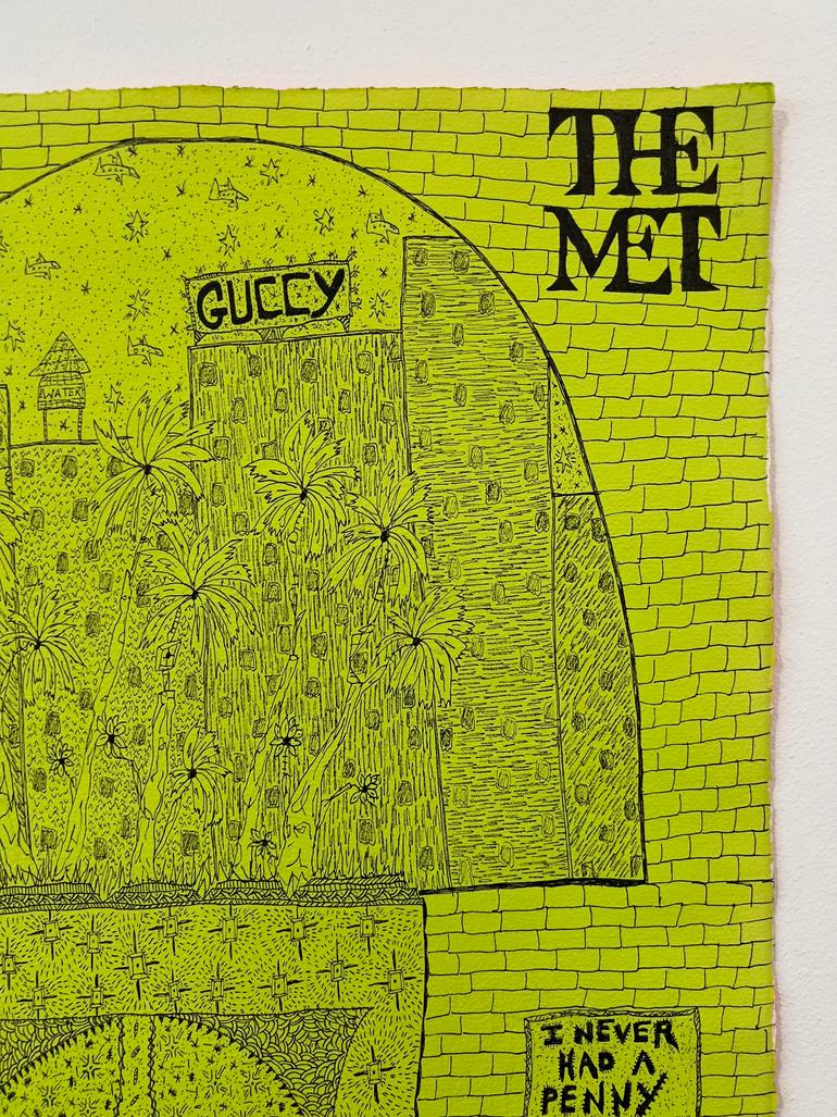 Original Abstract Still Life Drawing by Michael Stiegler