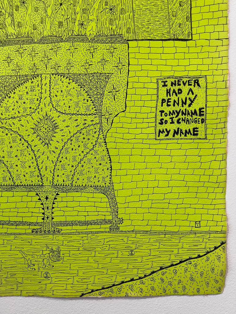 Original Abstract Still Life Drawing by Michael Stiegler