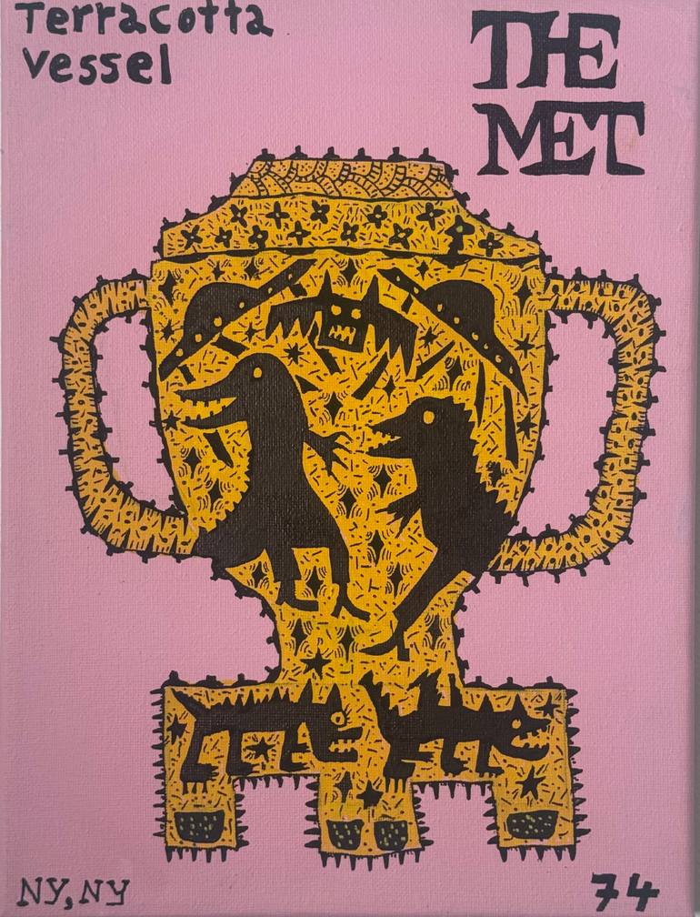 Original Street Art Classical Mythology Painting by Michael Stiegler