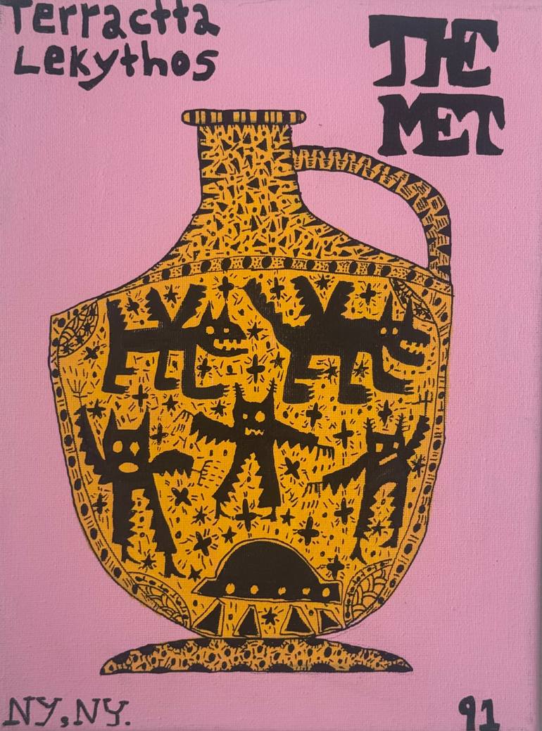 Original Street Art Classical Mythology Painting by Michael Stiegler