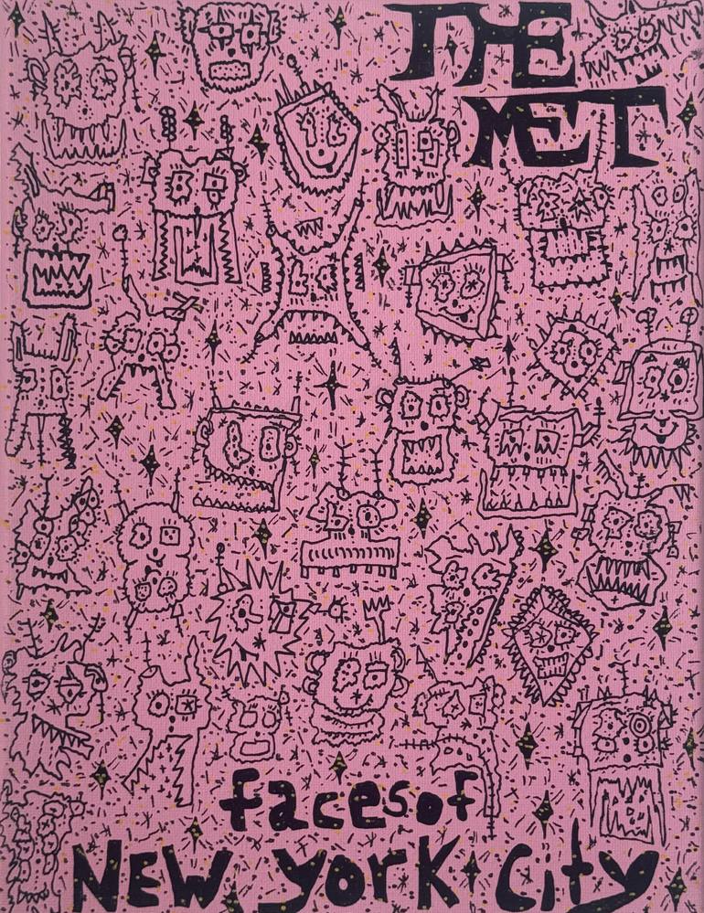 Original Installation Art Cartoon Painting by Michael Stiegler