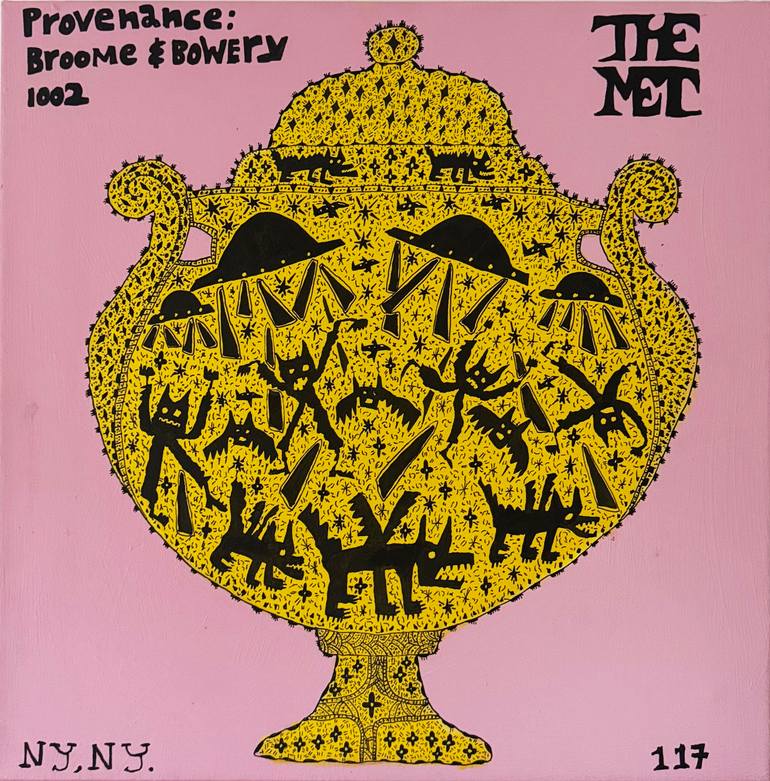 New Young Cunts Vs Friends on Bowery Painting by Michael Stiegler | Saatchi  Art