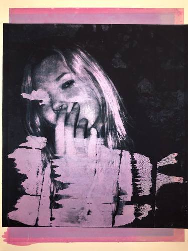 Kate Moss Silkscreen Varied Edition - Limited Edition of 1 thumb