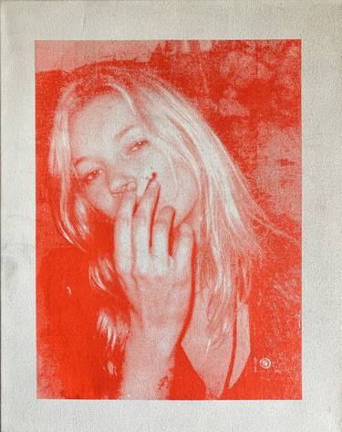 Kate Moss - Red - Limited Edition of 1 thumb