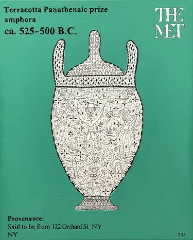 Terracotta Panathenaic prize amphora thumb