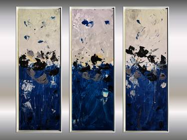 Abstract Spring - three panels in frame thumb