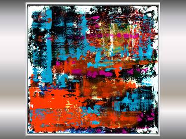 Original Abstract Expressionism Abstract Paintings by Edelgard Schroer