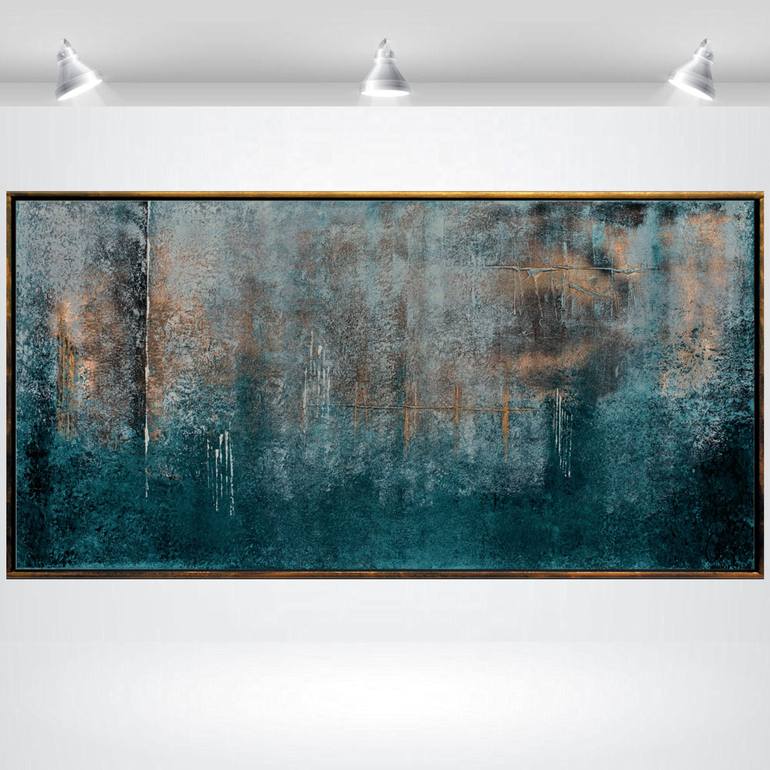 Original Minimalism Abstract Painting by Edelgard Schroer