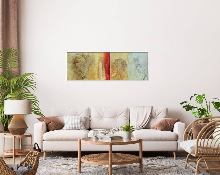 Original Abstract Expressionism Abstract Painting by Edelgard Schroer