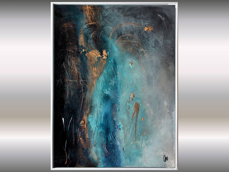 Original Abstract Expressionism Abstract Paintings by Edelgard Schroer