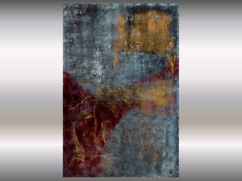 Original Abstract Expressionism Abstract Paintings by Edelgard Schroer