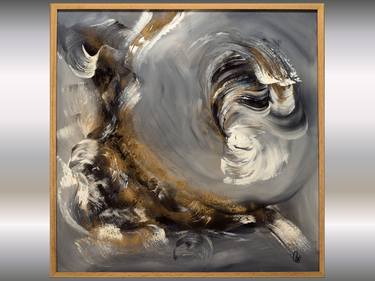 Original Abstract Expressionism Abstract Painting by Edelgard Schroer