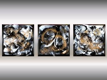 Original Abstract Expressionism Abstract Painting by Edelgard Schroer