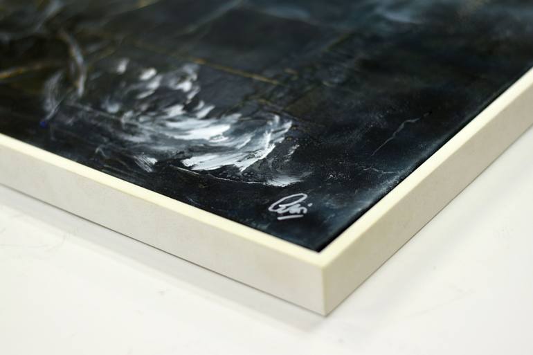 Original Abstract Expressionism Abstract Painting by Edelgard Schroer
