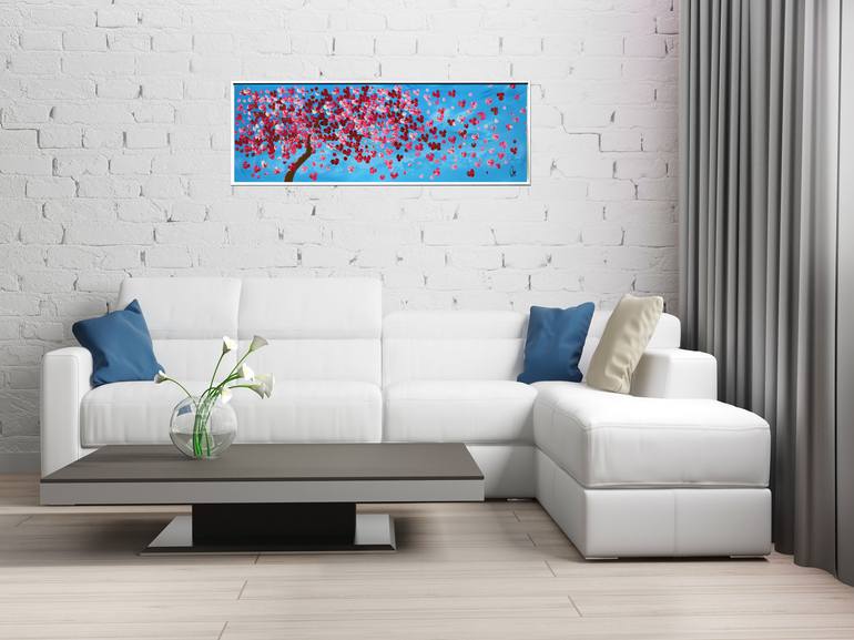 Original Abstract Expressionism Abstract Painting by Edelgard Schroer