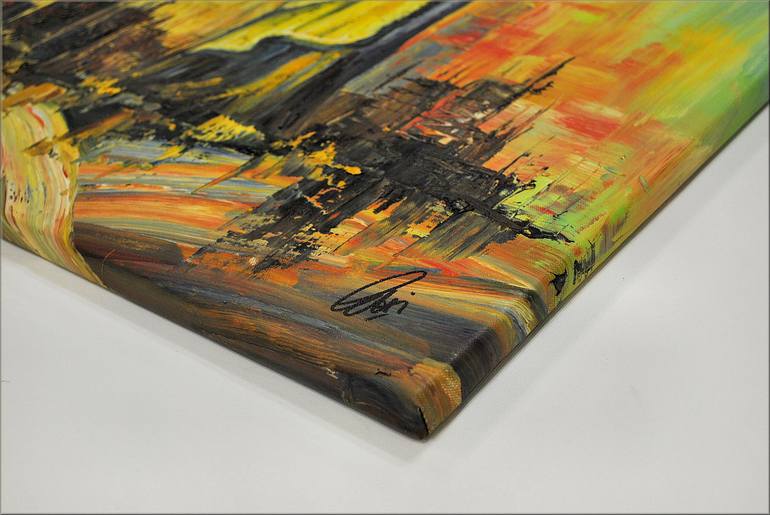 Original Abstract Painting by Edelgard Schroer