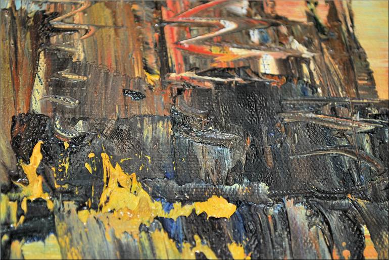 Original Abstract Painting by Edelgard Schroer