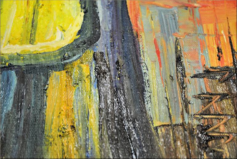 Original Abstract Painting by Edelgard Schroer