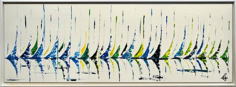 Original Abstract Painting by Edelgard Schroer