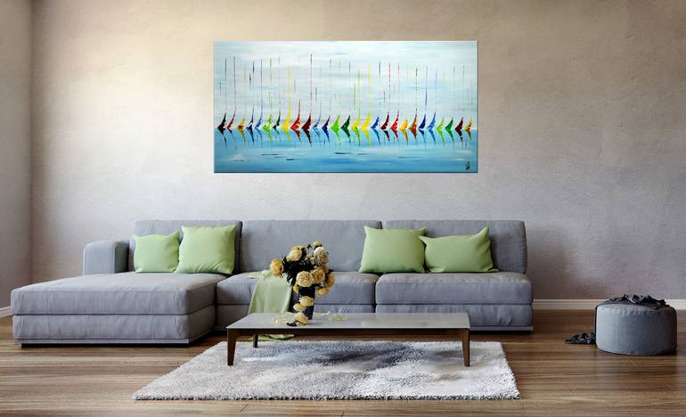 Original Abstract Painting by Edelgard Schroer