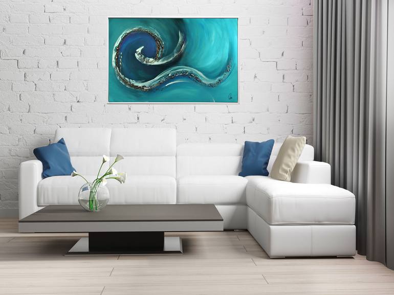 Original Abstract Painting by Edelgard Schroer