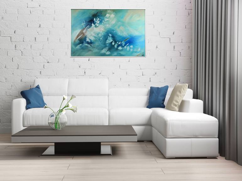 Original Abstract Painting by Edelgard Schroer