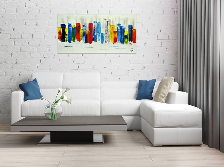 Original Abstract Painting by Edelgard Schroer