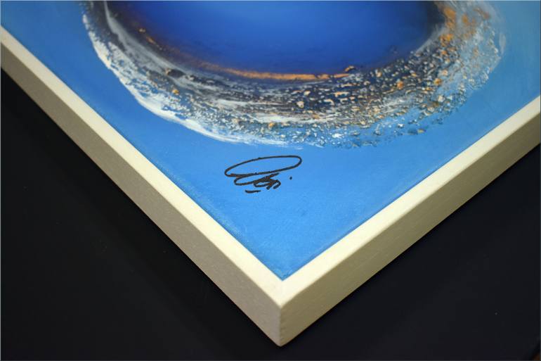 Original Art Deco Abstract Painting by Edelgard Schroer