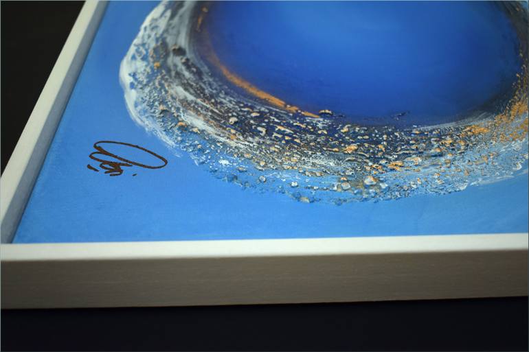 Original Art Deco Abstract Painting by Edelgard Schroer