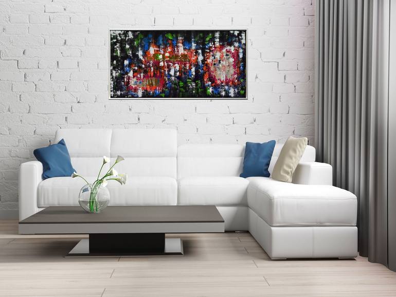 Original Fine Art Abstract Painting by Edelgard Schroer