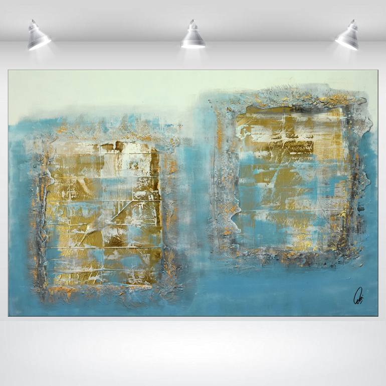 Original Fine Art Abstract Painting by Edelgard Schroer