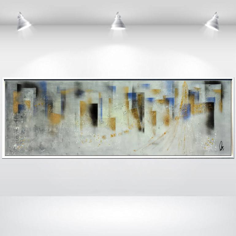 Original Abstract Expressionism Abstract Painting by Edelgard Schroer