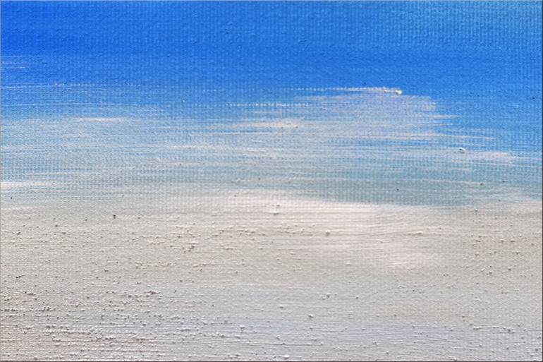 Original Abstract Beach Painting by Edelgard Schroer