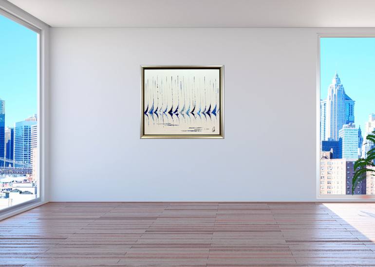 Original Abstract Expressionism Abstract Painting by Edelgard Schroer