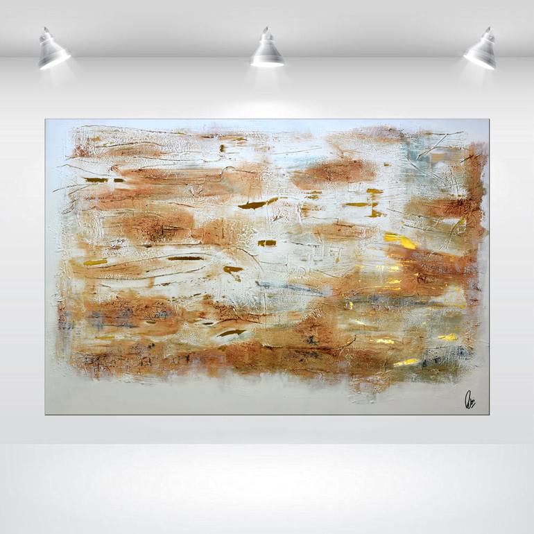 Original Abstract Expressionism Abstract Painting by Edelgard Schroer