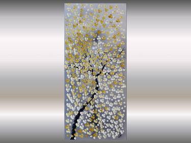 Dreamland II - Vertical Painting, Tree on Canvas thumb
