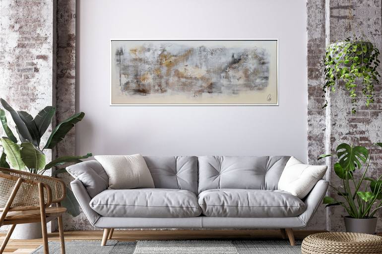 Original Abstract Expressionism Abstract Painting by Edelgard Schroer