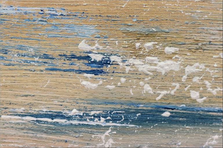 Original Abstract Beach Painting by Edelgard Schroer