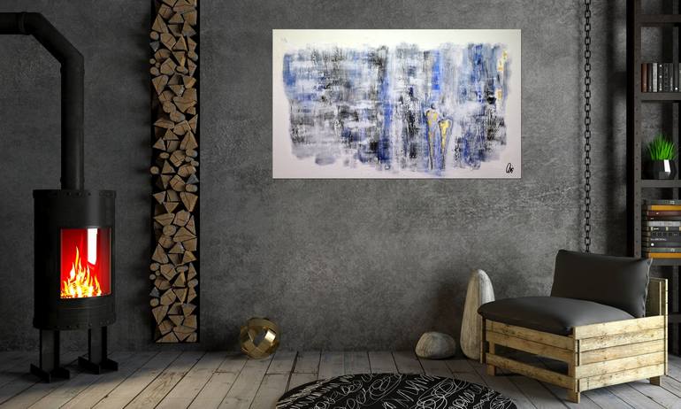 Original Abstract Painting by Edelgard Schroer