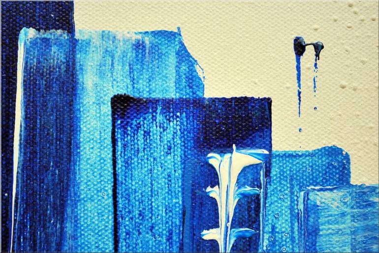 Original Abstract Architecture Painting by Edelgard Schroer