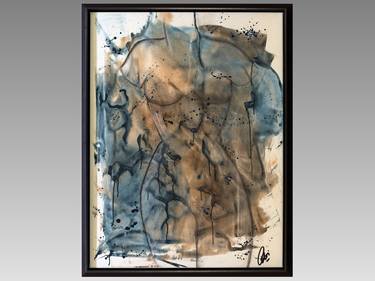 Original Abstract Nude Paintings by Edelgard Schroer