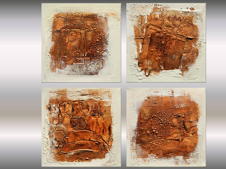 Original Abstract Expressionism Abstract Paintings by Edelgard Schroer